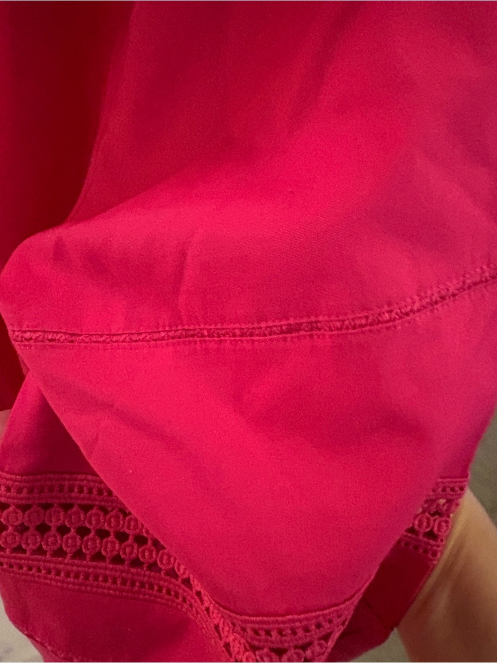 Chico's Bright Pink V Tunic Top - Picture 11 of 16